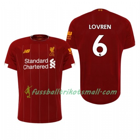 Fußballtrikots Liverpool Dejan Lovren 6 2019-2020 Kurzarm Heimtrikotsatz kaufen
